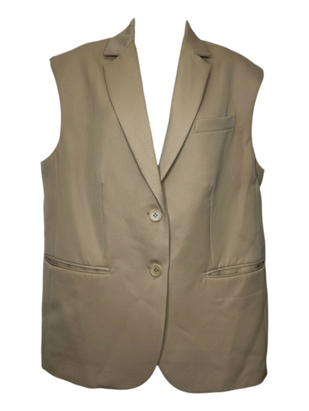 Anine Bing Tay Tailored Vest in Sand